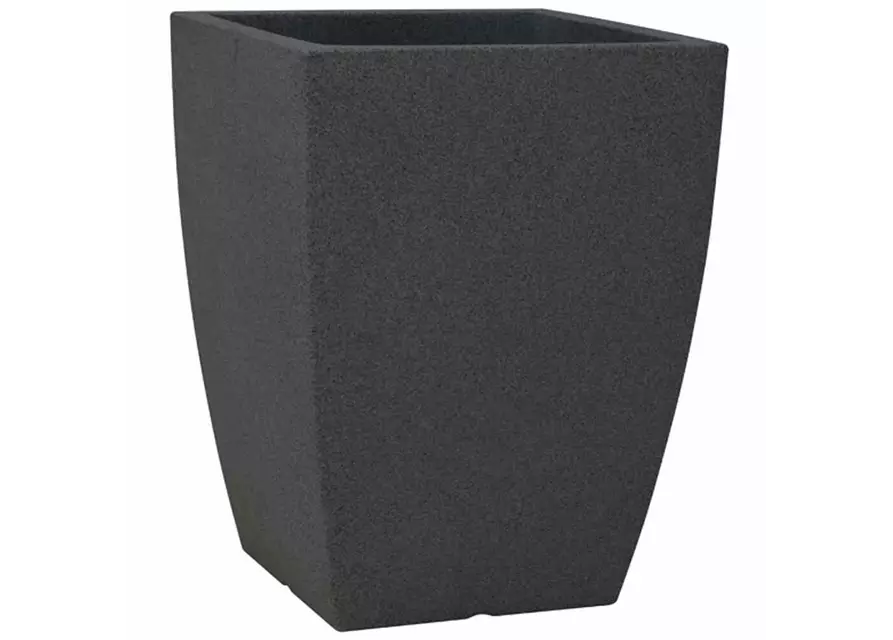 PP-Plastic Gefäß Bologna 45 45x45x60cm schwarz Granit 