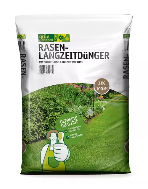 Rasen Langzeitdünger