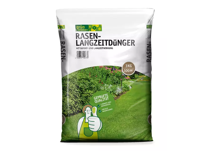 Rasen Langzeitdünger