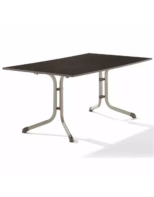 Sieger Klapptisch vivodur 165x95x73 cm champagner braun