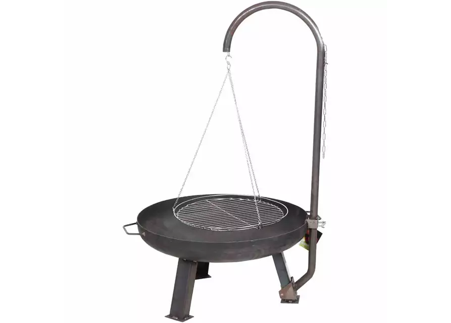 Siena Garden Grillgalgen 75x130x77 cm anthrazit Metall 