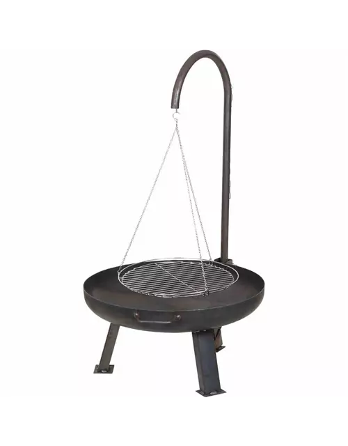 Siena Garden Grillgalgen 75x130x77 cm anthrazit Metall 