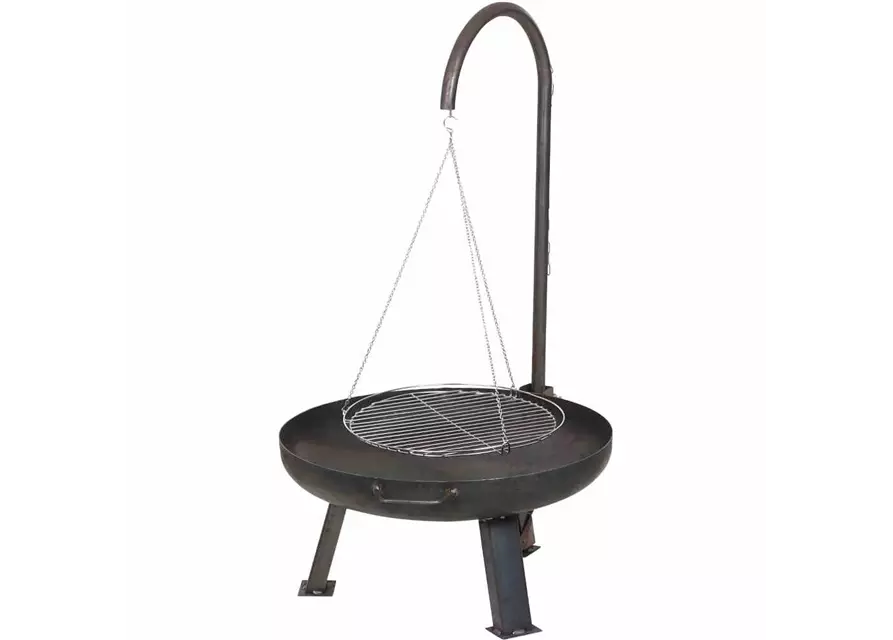 Siena Garden Grillgalgen 75x130x77 cm anthrazit Metall 