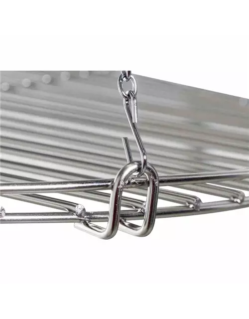 Siena Garden Grillrost INOX zu 55er Feuerschale inkl. Kette und S-Haken, Edelstahl