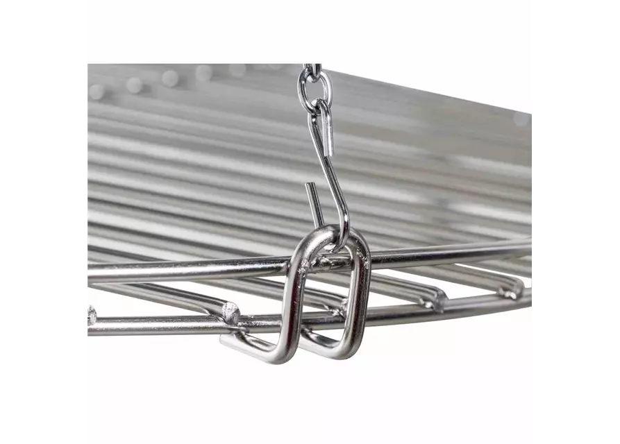 Siena Garden Grillrost INOX zu 55er Feuerschale inkl. Kette und S-Haken, Edelstahl