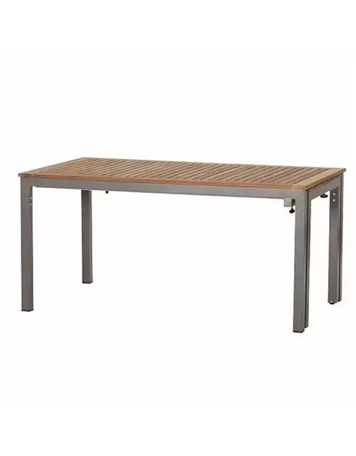 Siena Garden Geneva Ausziehtisch 160/260x90cm Alu/Teak 