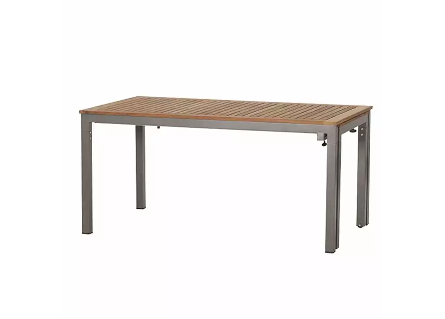 Siena Garden Geneva Ausziehtisch 160/260x90cm Alu/Teak 