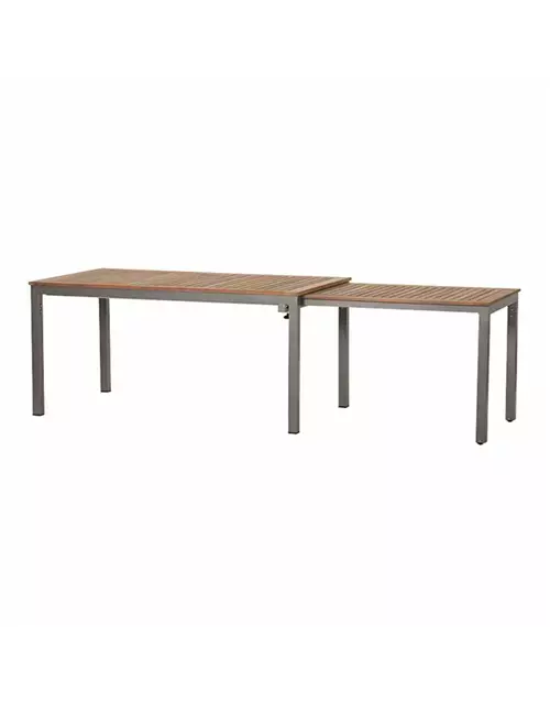 Siena Garden Geneva Ausziehtisch 160/260x90cm Alu/Teak 