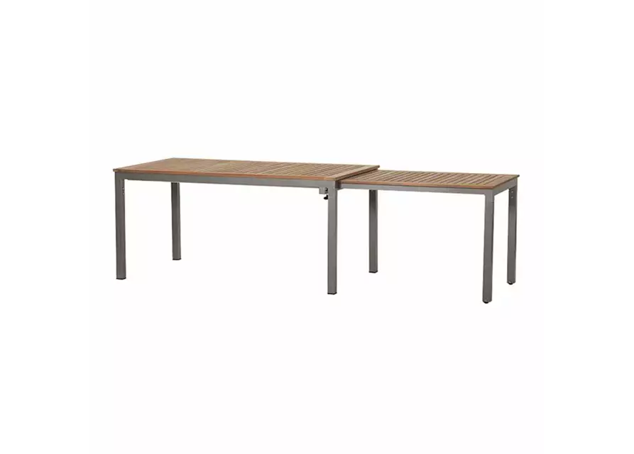 Siena Garden Geneva Ausziehtisch 160/260x90cm Alu/Teak 