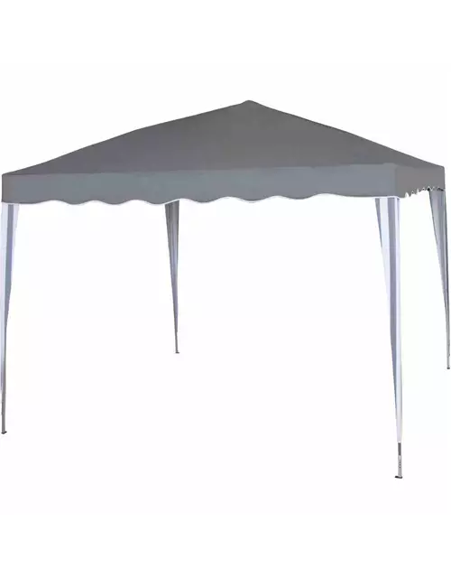 Siena Garden Faltpavillon 300x300x262cm grau Aluminium