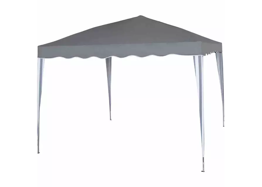 Siena Garden Faltpavillon 300x300x262cm grau Aluminium