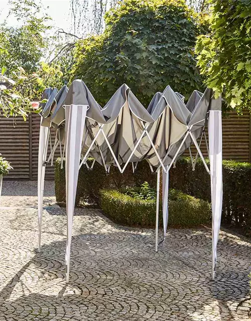 Siena Garden Faltpavillon 300x300x262cm grau Aluminium