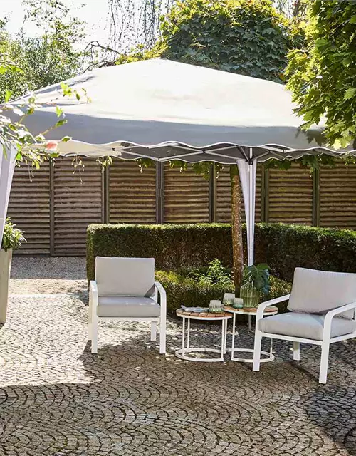 Siena Garden Faltpavillon 300x300x262cm grau Aluminium