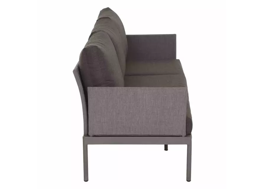 Siena Garden Carim 3er Loungesofa 76,5x205,5x71,5 cm matt graphit