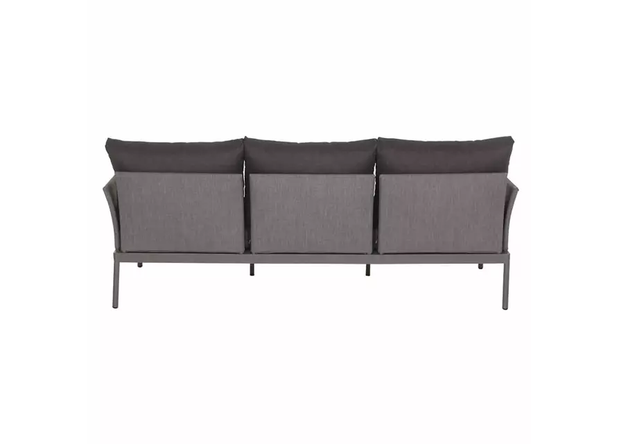 Siena Garden Carim 3er Loungesofa 76,5x205,5x71,5 cm matt graphit