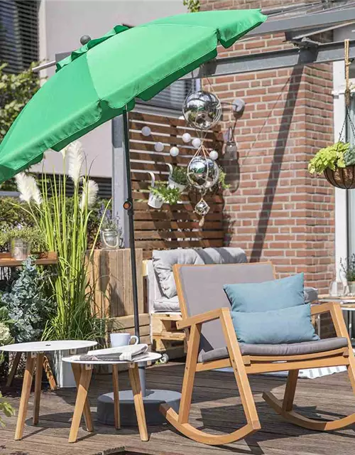 Siena Garden Tropico Schirm Ø 250 cm, grau 