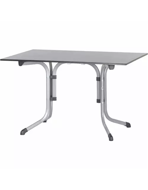 Sieger Klapptisch vivodur 120x80x73 cm graphit grau