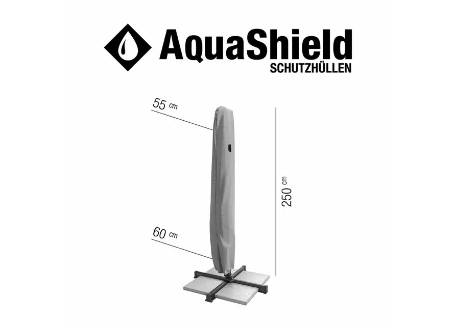 Siena Garden Aqua Shield Ampelschirmhülle 55/60x250cm 