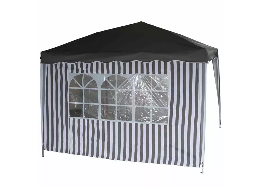 Siena Garden Faltpavillon Seitenteile 2er Set grau/weiß 294x191x0cm 