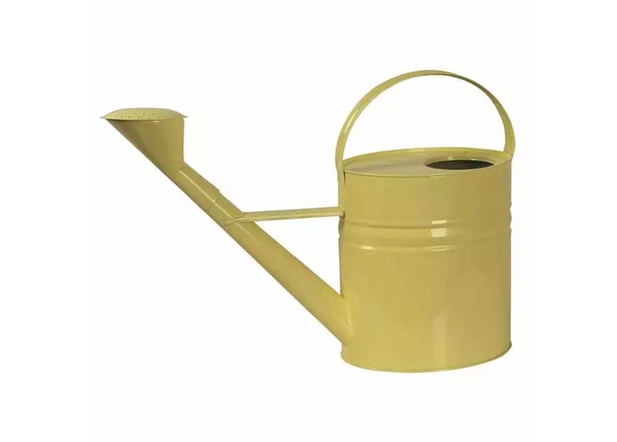 Siena Garden Gießkanne , 10 Liter, 56x19x40 cm gelb Stahlblech