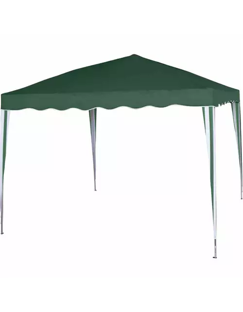 Siena Garden Faltpavillon quadratisch 300x300 cm grün/ weiß 