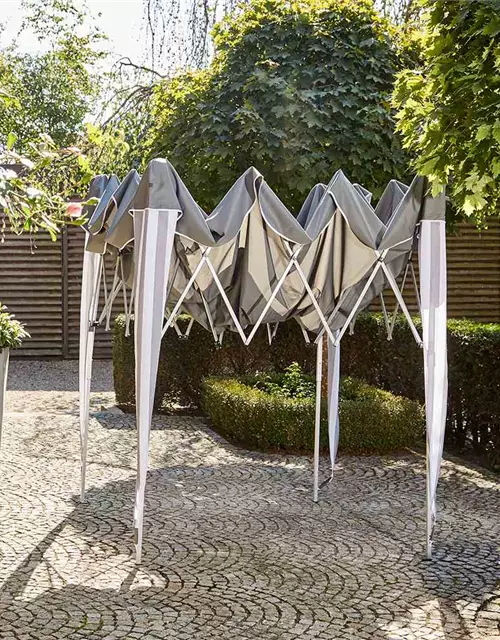 Siena Garden Faltpavillon quadratisch 300x300 cm grün/ weiß 