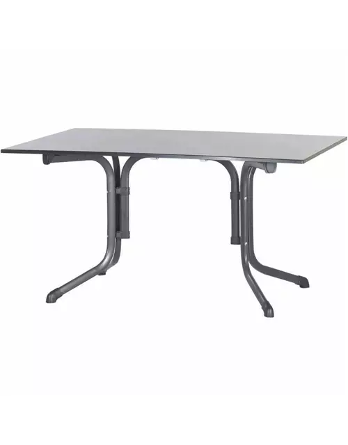 Sieger Klapptisch vivodur 140x90x73 cm eisengrau grau