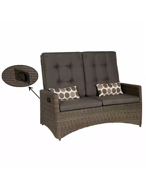 Siena Garden Loungebank Teramo 87x147x108 cm anthrazit