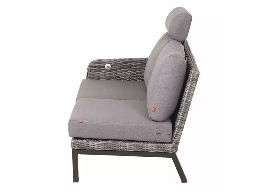 Siena Garden Bellani Ecksofa links Aluminum/Gardino® 