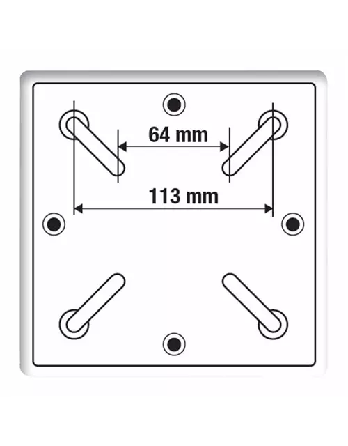 Platinum Adapter für Bodenständer Schwarz