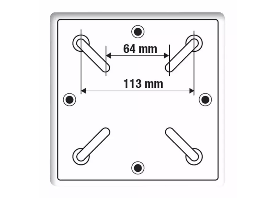 Platinum Adapter für Bodenständer Schwarz