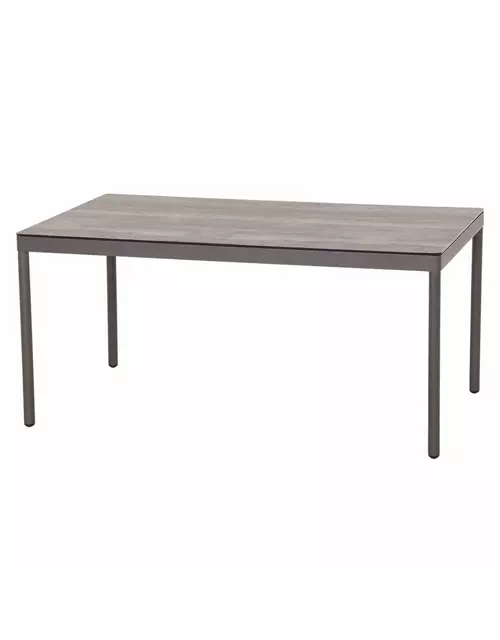 Siena Garden Carim Casual-Dining-Tisch 140x80cm matt graphit