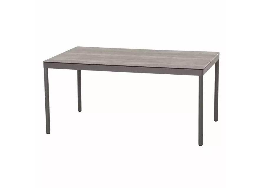 Siena Garden Carim Casual-Dining-Tisch 140x80cm matt graphit