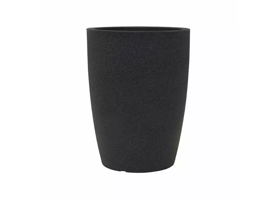 PP-Plastic Gefäß Verona 45 Ø 45x60,4cm schwarz Granit 