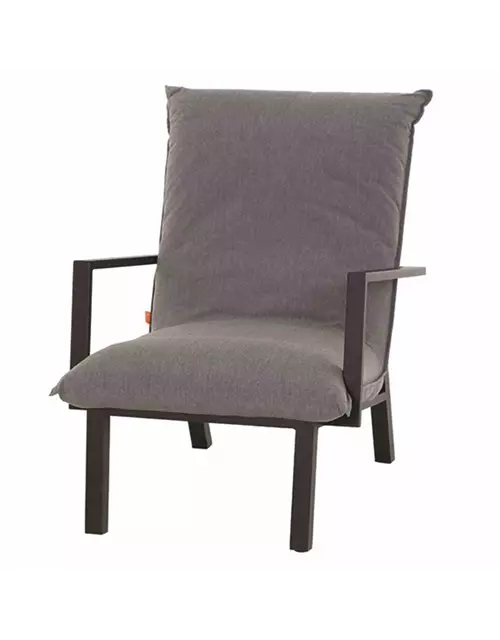 Siena Garden Rockford Loungesessel mit Hocker Sunbrella® 