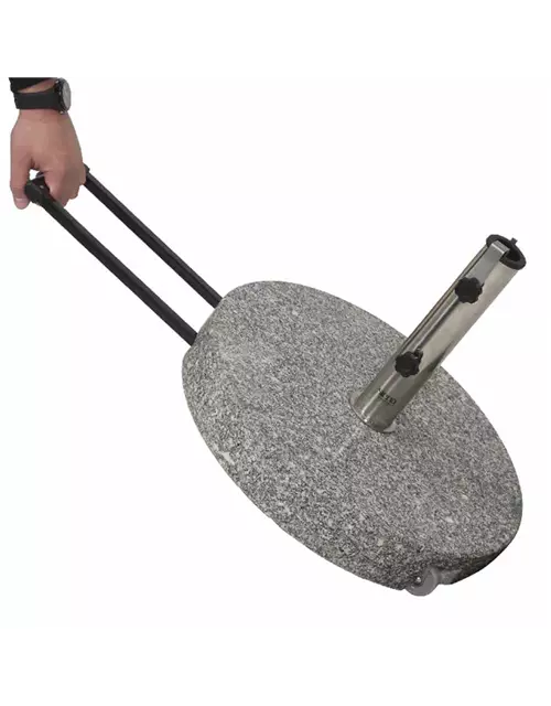 Siena Garden Granitständer Trolley 40kg 50x50x7,5cm Granit 