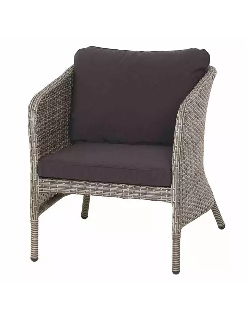 Siena Garden Moreno Loungeset 4tlg. Geflecht/Polyester