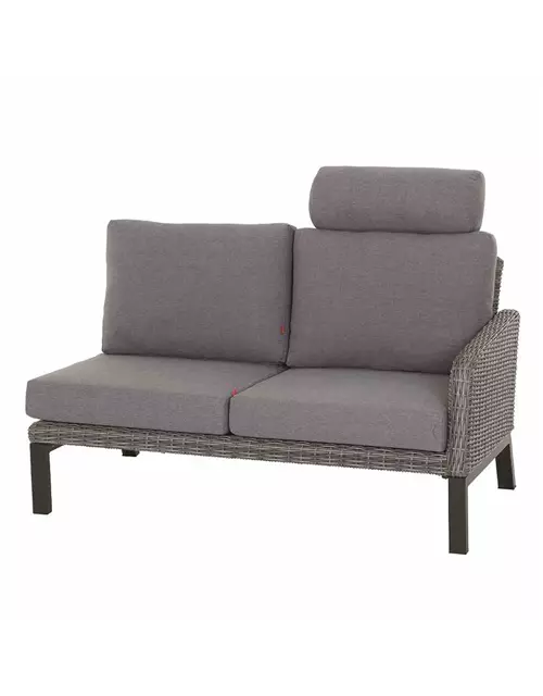 Siena Garden Bellani Ecksofa rechts Aluminium/Gardino®