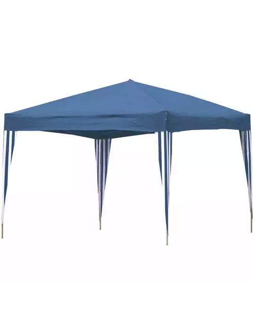 Siena Garden Faltpavillon quadratisch 300x300 cm weiß/blau