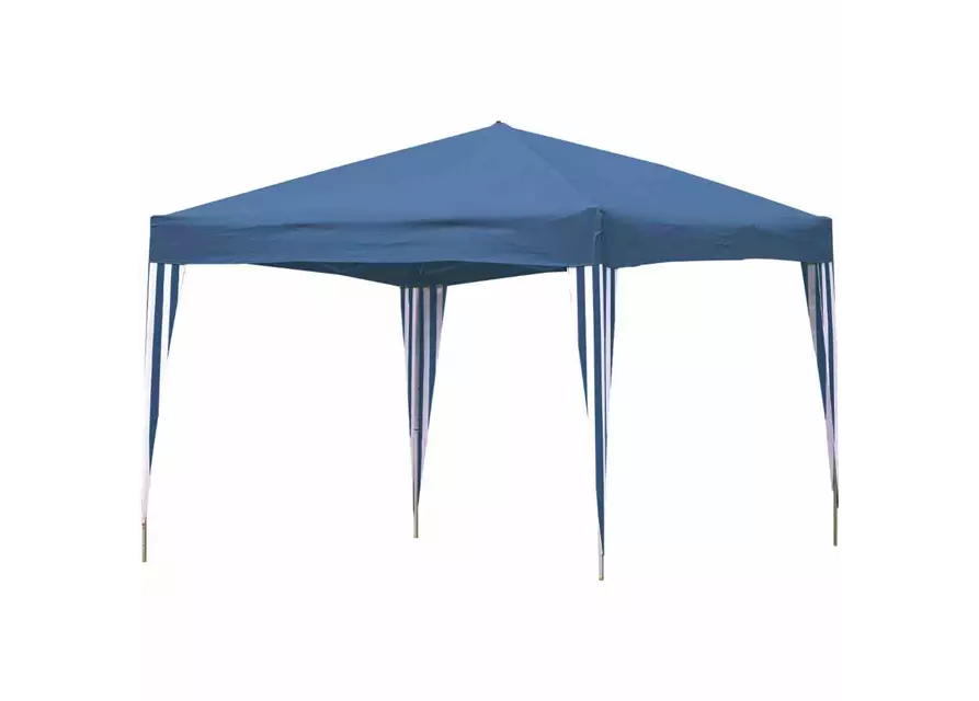 Siena Garden Faltpavillon quadratisch 300x300 cm weiß/blau