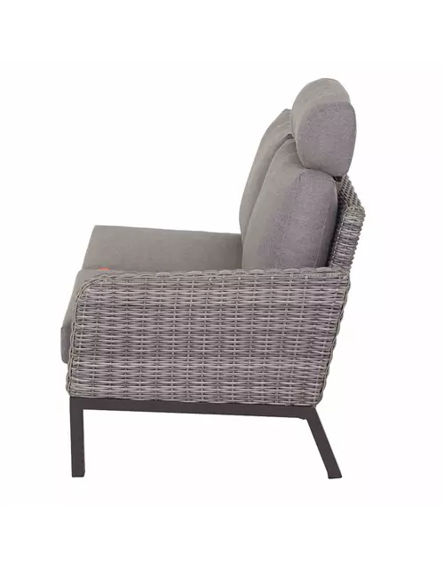 Siena Garden Bellani Ecksofa rechts Aluminium/Gardino®