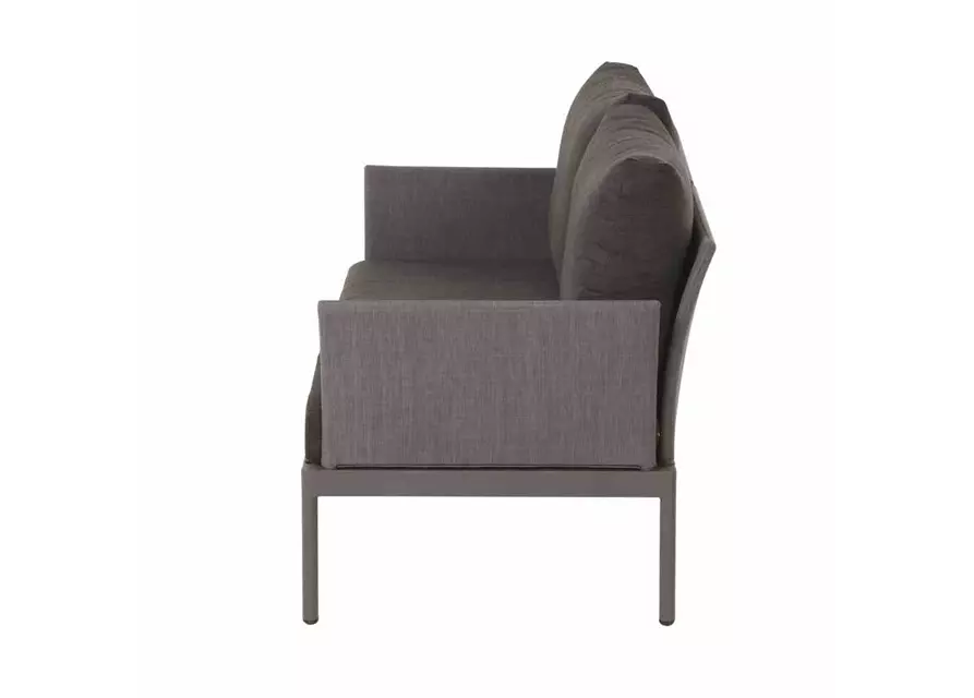 Siena Garden Carim 2er Loungesofa 76,5x142x71,5 cm matt graphit