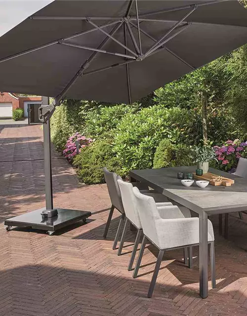 Siena Garden Sunset N+ Ampelschirm 350x260cm anthrazit/taupe