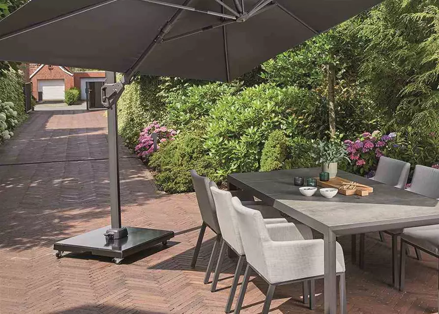 Siena Garden Sunset N+ Ampelschirm 350x260cm anthrazit/taupe