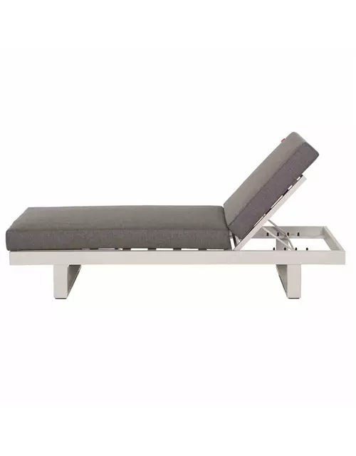 Siena Garden Avenia Loungbank 3-Sitzer weiß / grau Aluminium