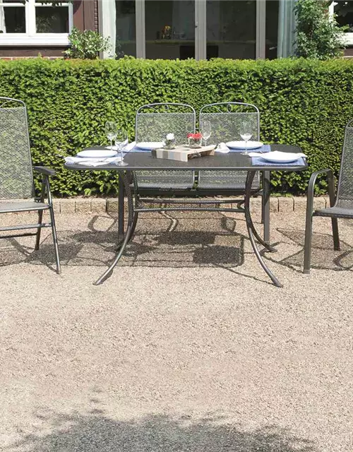 Siena Garden 2er Bank Elda Plus 65x107,5x94 cm eisengrau 