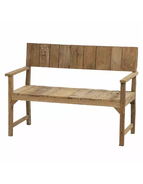 Siena Garden Loreo 2-Sitzerbank 124 cm Teak recycelt 