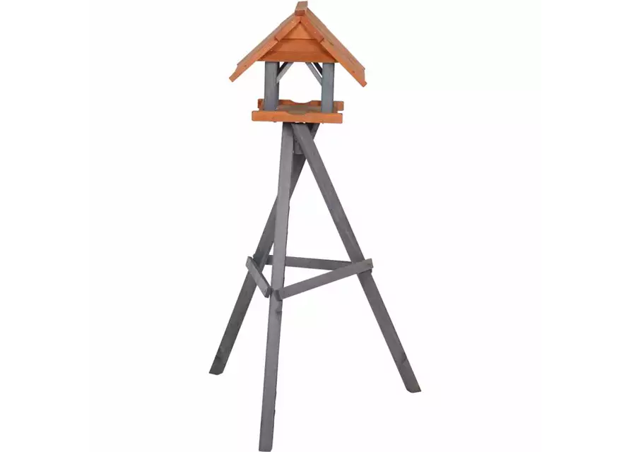 Siena Garden Vogelfutterhaus, 44x34x37 cm, hellbraun und braun Fichtenholz