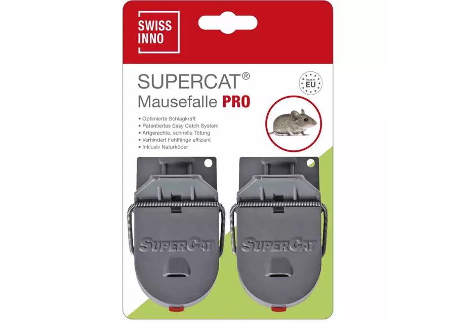 Swissinno Mausefallen SuperCat PRO 8x2