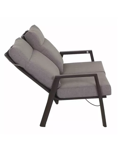 Siena Garden Valencia Loungebank Aluminium/Rantox-Gewebe 